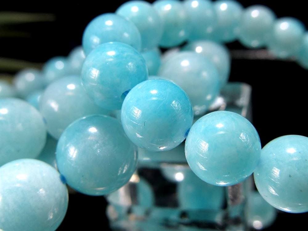 アマゾナイト 天河石 ブレスレット amazonite ホープストーン