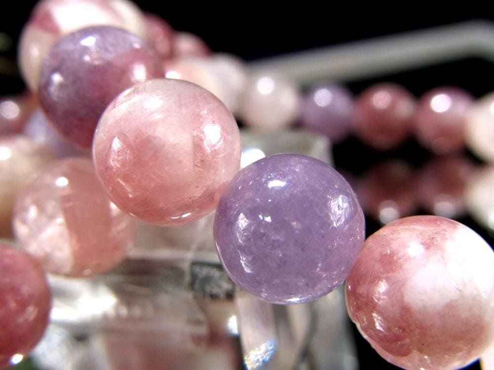 トルマリン レピドライト ペグマタイト ユニコーンストーン ブレスレット