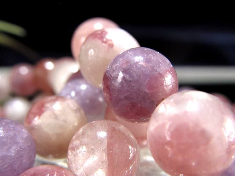 トルマリン レピドライト ペグマタイト ユニコーンストーン ブレスレット