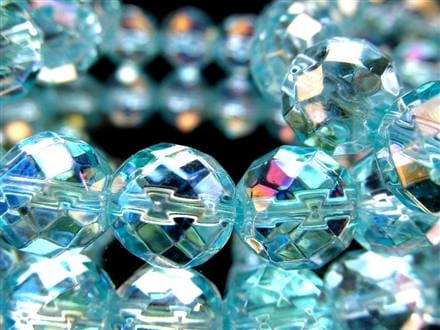 オーラクォーツ ブレスレット 水晶 蒸着水晶 天然石