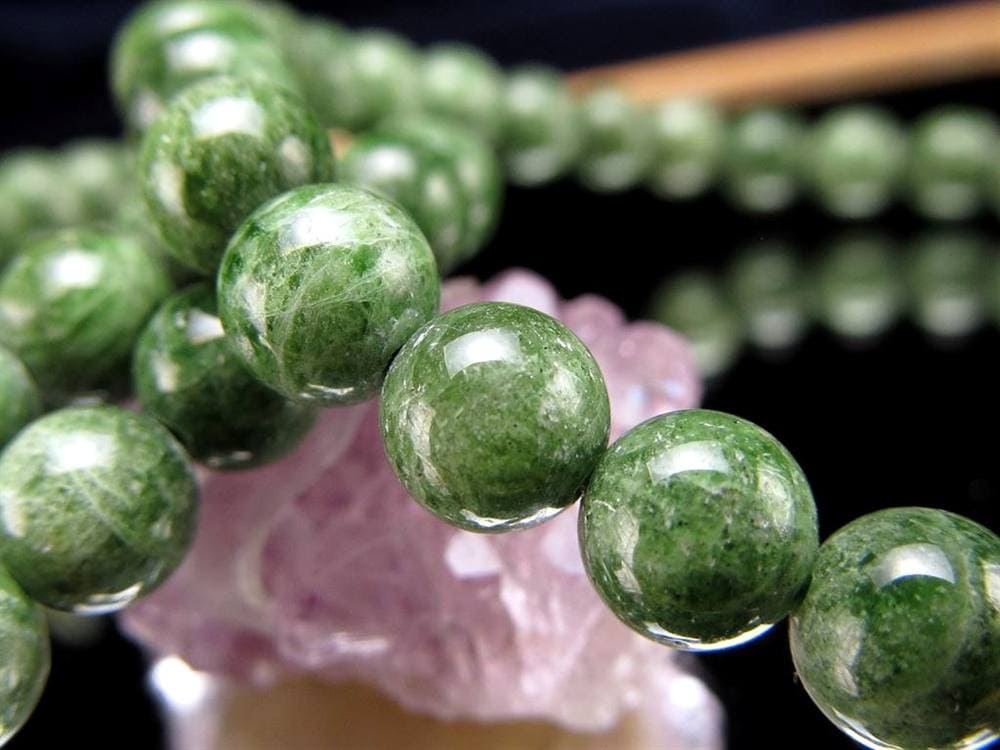 クロムダイオプサイト 緑色透輝石 ブレスレット ダイオプサイト ダイオプサイド