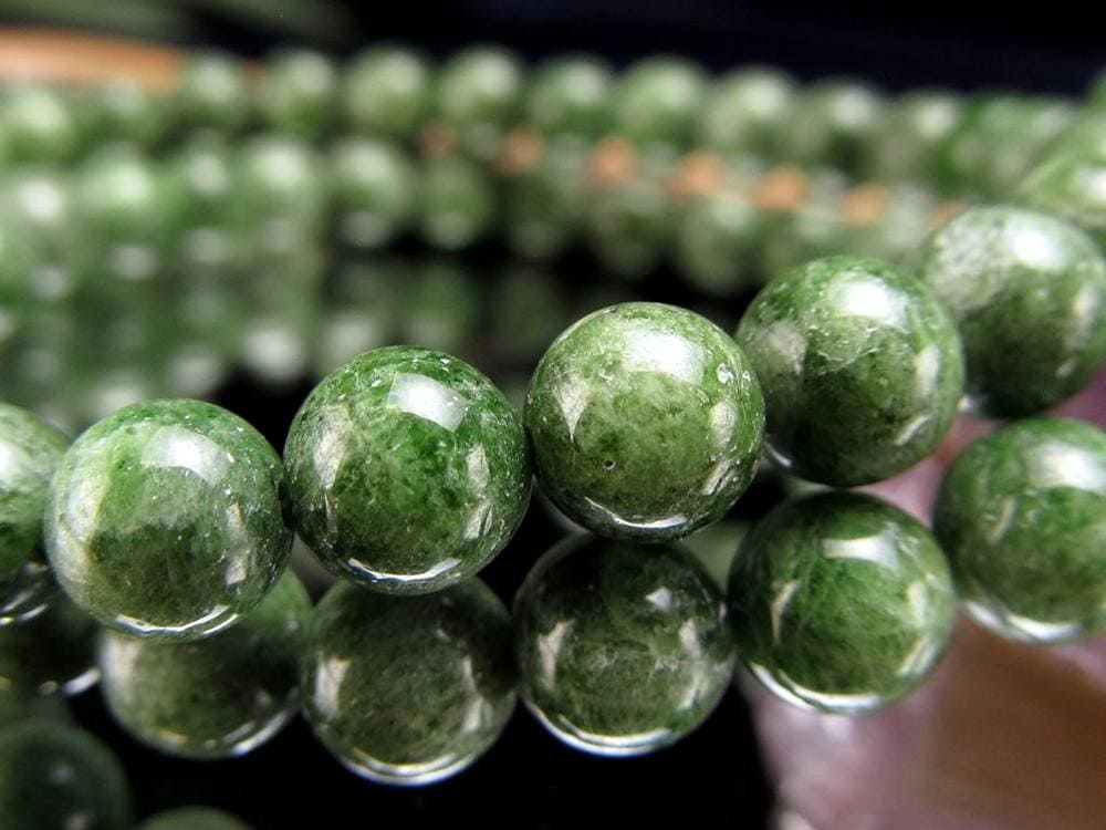 クロムダイオプサイト 緑色透輝石 ブレスレット ダイオプサイト ダイオプサイド