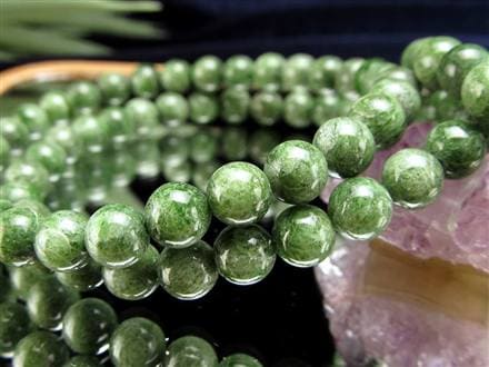 クロムダイオプサイト 緑色透輝石 ブレスレット ダイオプサイト ダイオプサイド
