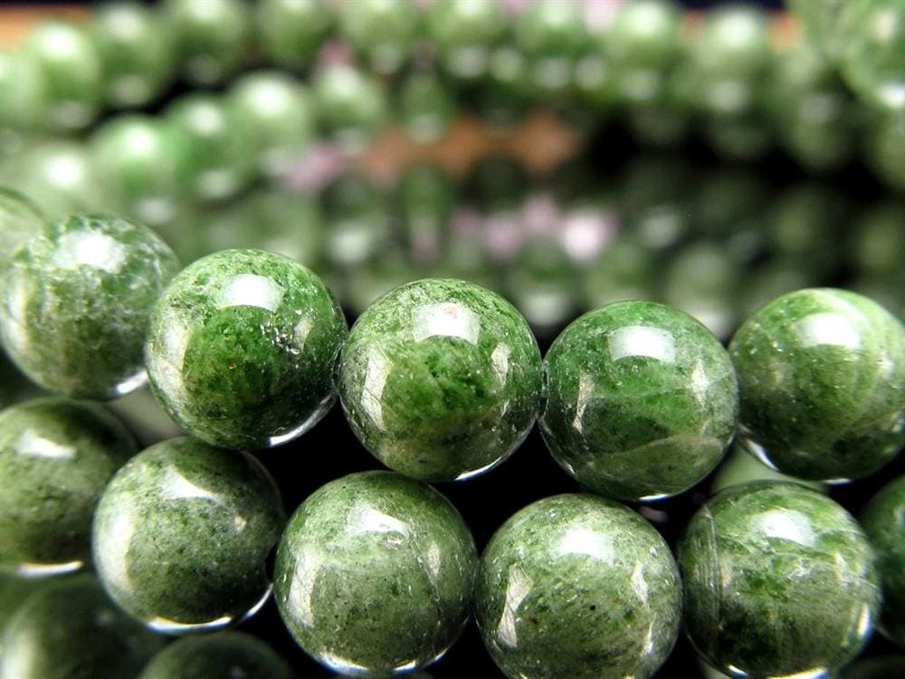 クロムダイオプサイト 緑色透輝石 ブレスレット ダイオプサイト ダイオプサイド