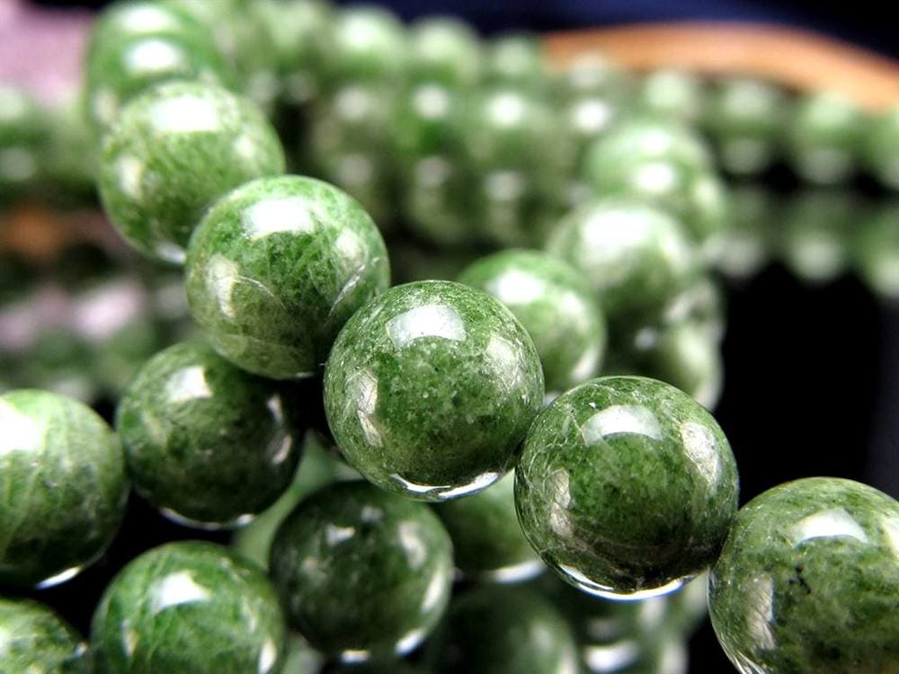 クロムダイオプサイト 緑色透輝石 ブレスレット ダイオプサイト ダイオプサイド