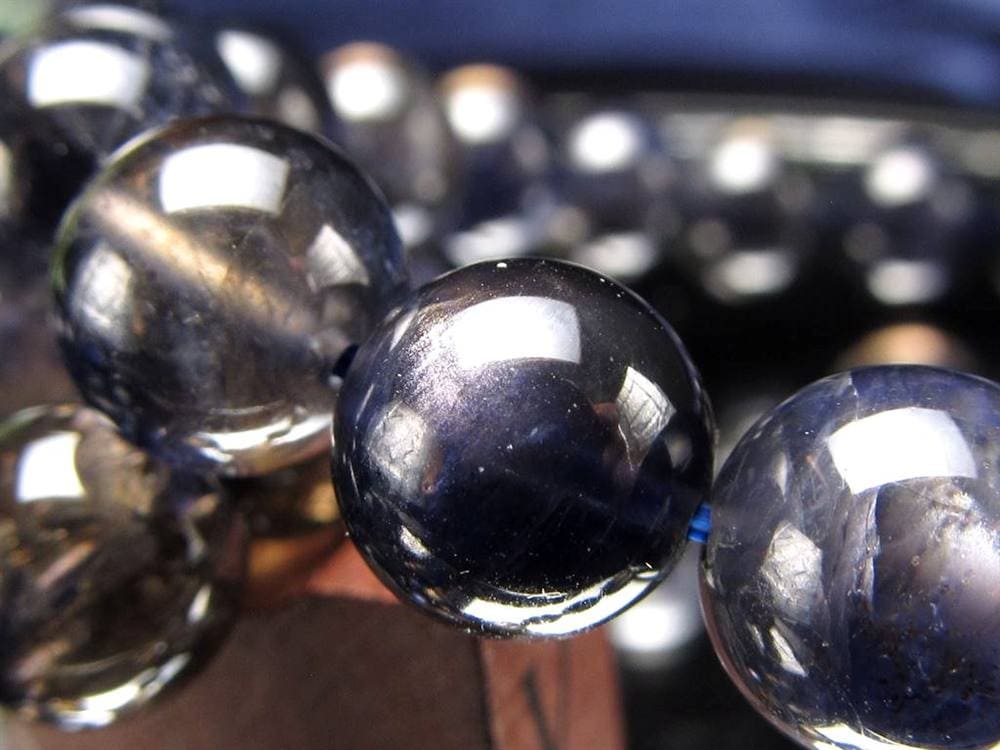 アイオライト ブレスレット コーディエライト 菫青石 誕生石