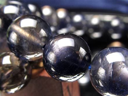 アイオライト ブレスレット コーディエライト 菫青石 誕生石