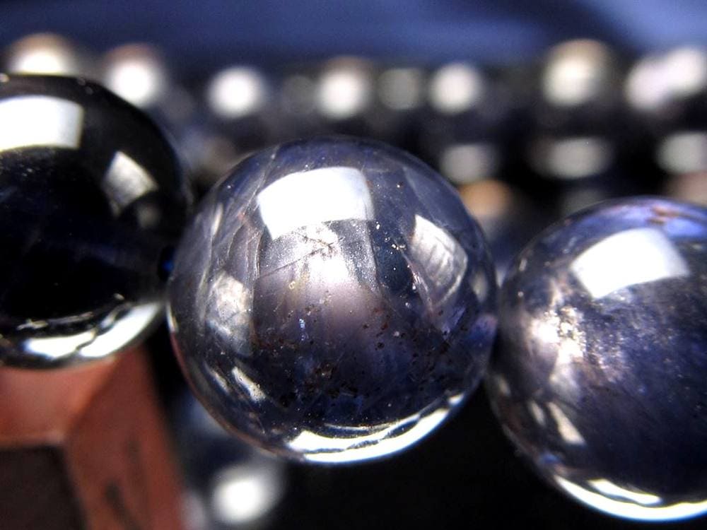 アイオライト ブレスレット コーディエライト 菫青石 誕生石