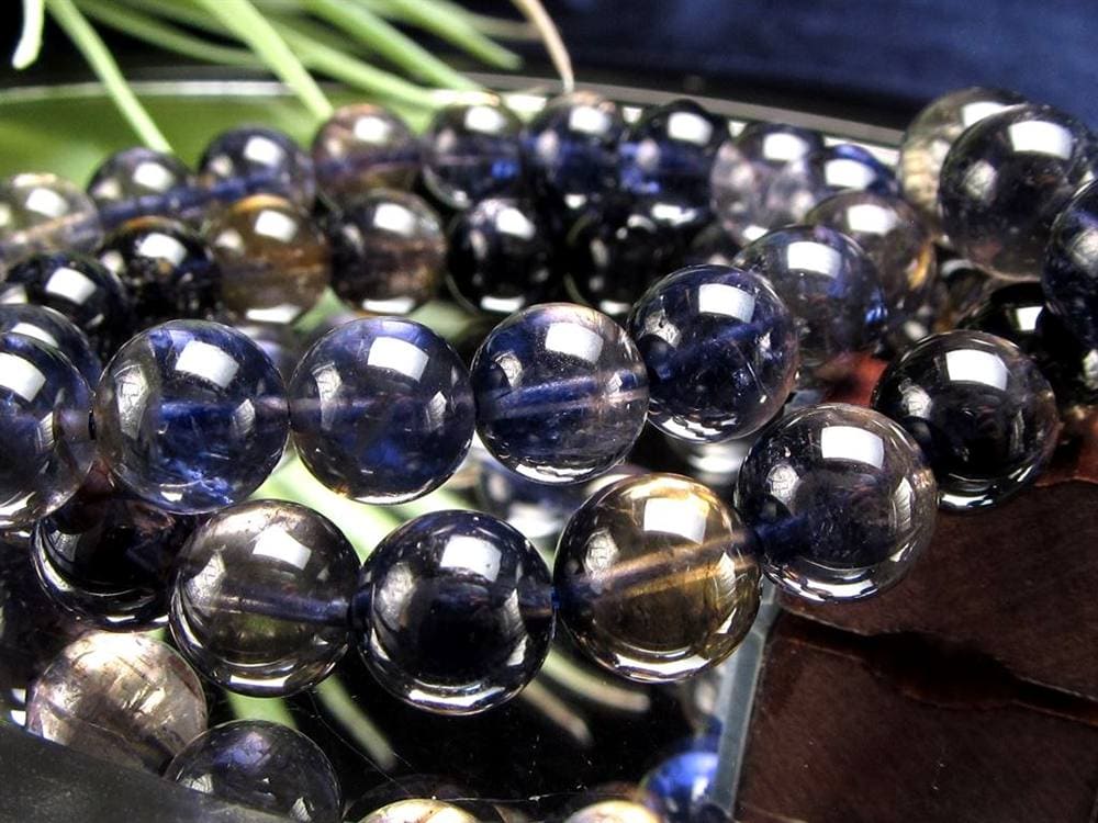 アイオライト ブレスレット コーディエライト 菫青石 誕生石