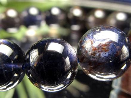 アイオライト ブレスレット コーディエライト 菫青石 誕生石