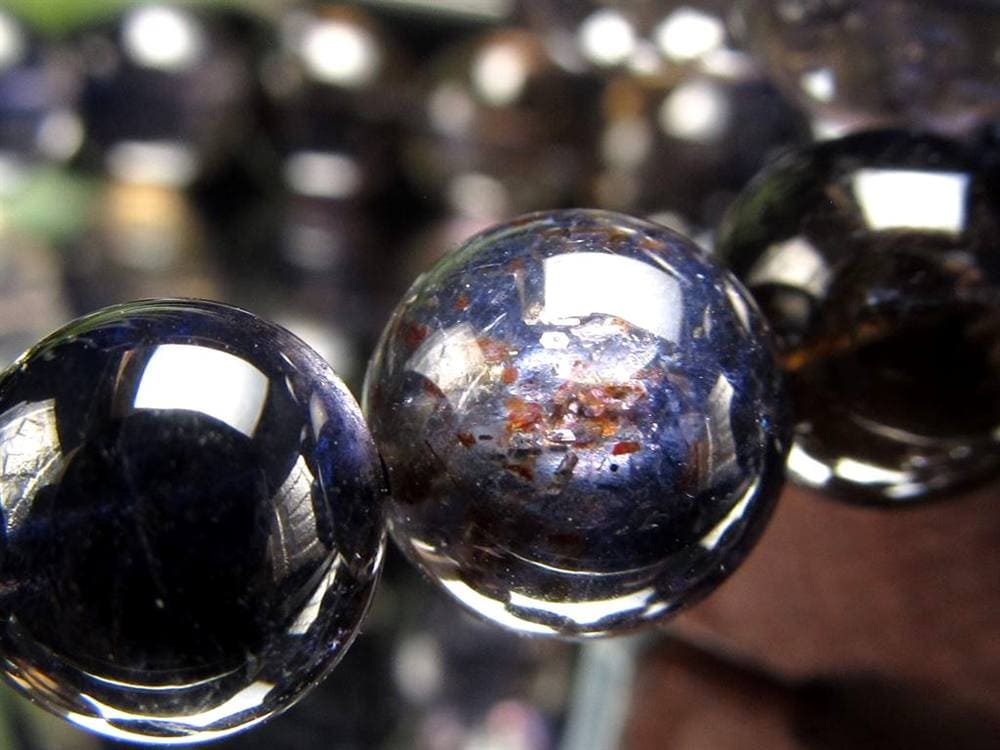 アイオライト ブレスレット コーディエライト 菫青石 誕生石