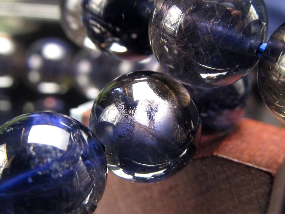 アイオライト ブレスレット コーディエライト 菫青石 誕生石