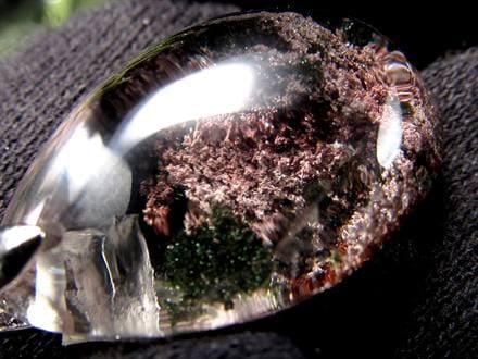 ガーデンクォーツ ペンダントトップ 庭園水晶 クローライト 天然石