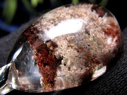 ガーデンクォーツ ペンダントトップ 庭園水晶 クローライト 天然石