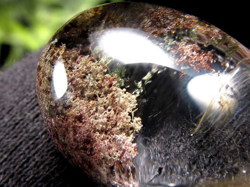 ガーデンクォーツ ペンダントトップ 庭園水晶 クローライト 天然石