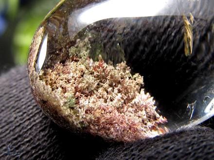 ガーデンクォーツ ペンダントトップ 庭園水晶 クローライト 天然石