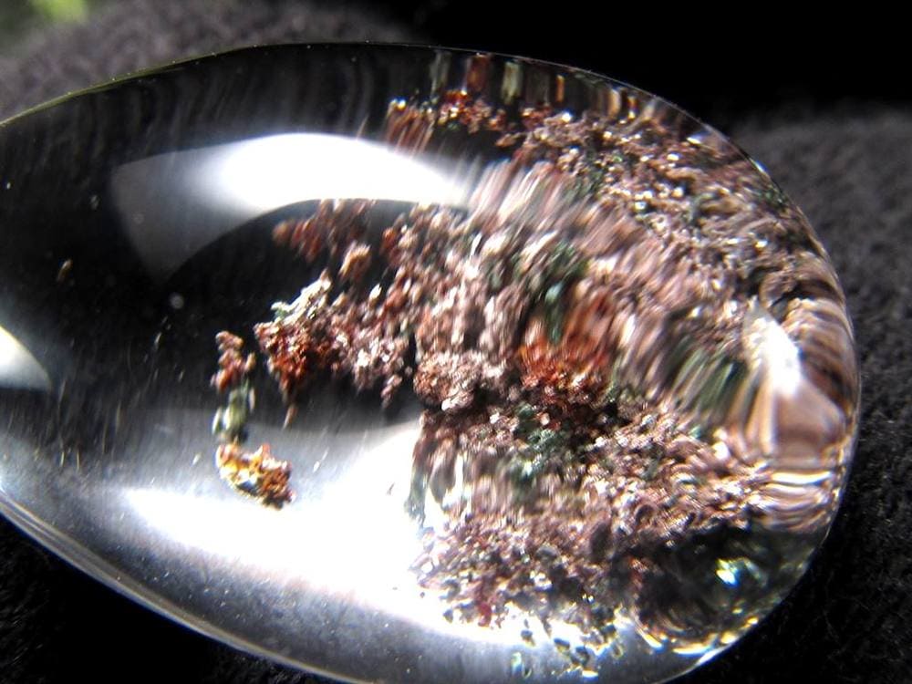 ガーデンクォーツ ペンダントトップ 庭園水晶 クローライト 天然石