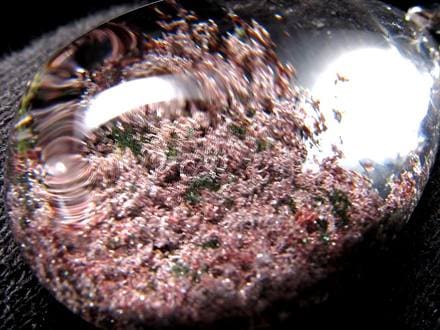ガーデンクォーツ ペンダントトップ 庭園水晶 クローライト 天然石