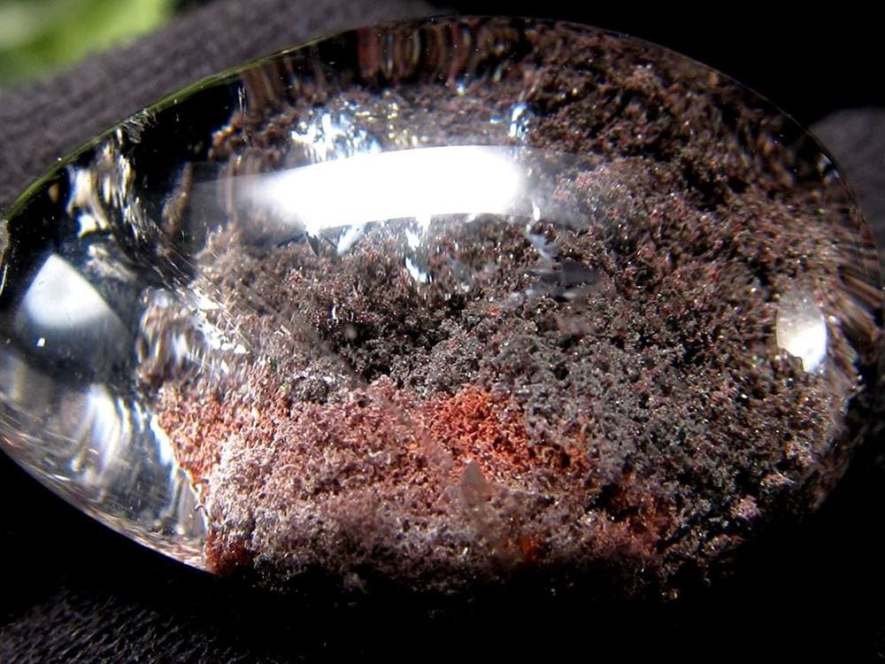 ガーデンクォーツ ペンダントトップ 庭園水晶 クローライト 天然石