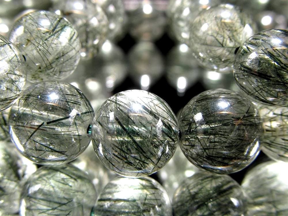 グリーンルチルクォーツ ブレスレット ルチル 天然石 パワーストーン