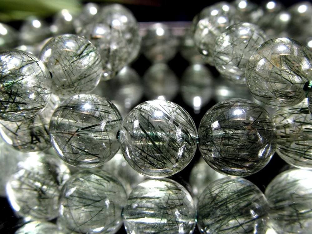 グリーンルチルクォーツ ブレスレット ルチル 天然石 パワーストーン