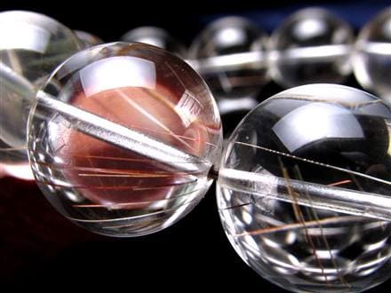 ルチルクォーツ シルバールチル ブレスレット ルチレイテッドクォーツ 金紅石