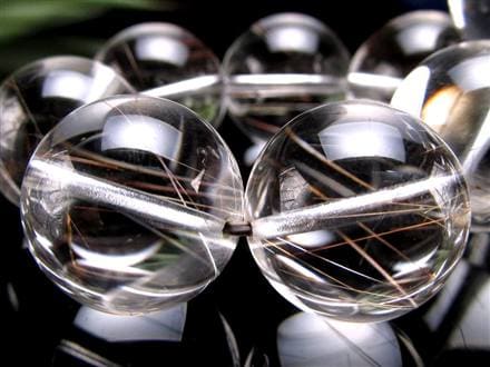 ルチルクォーツ シルバールチル ブレスレット ルチレイテッドクォーツ 金紅石