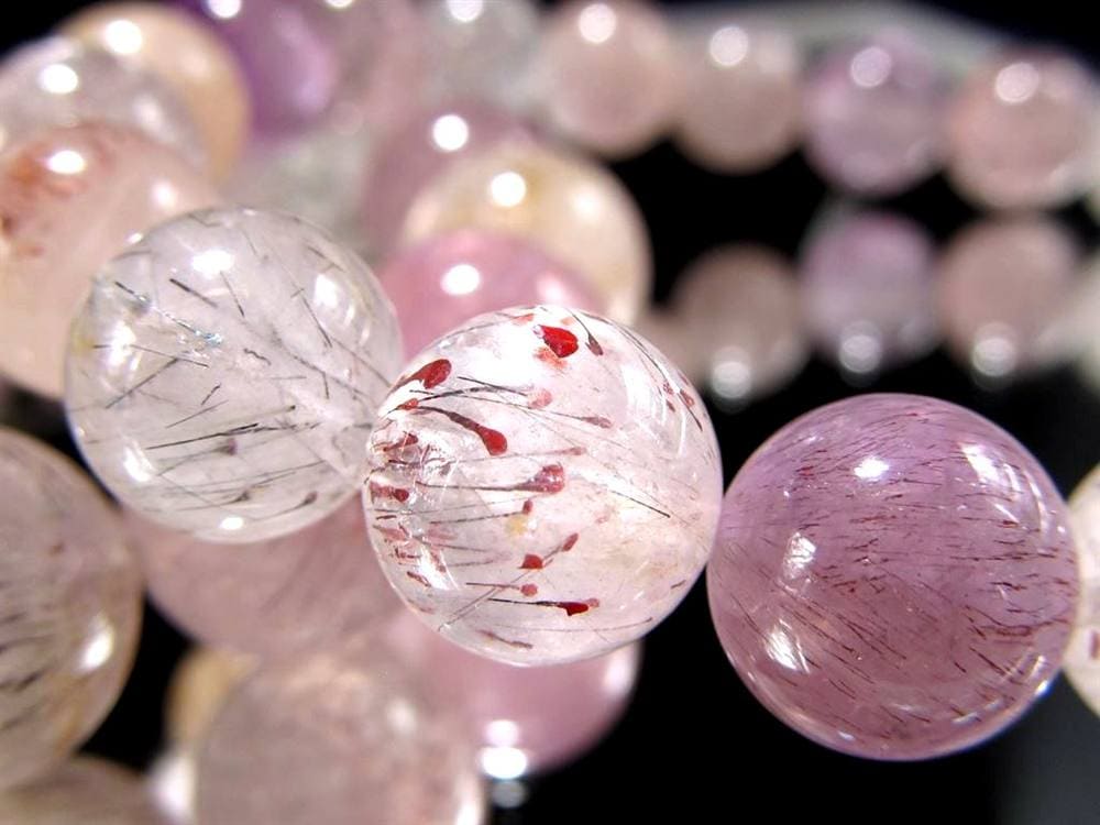 スーパーセブン ブレスレット ゲーサイト メロディー女史 レピドクロサイト セイクリッドセブン