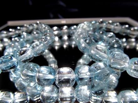 ブルー グリーン トパーズ ブレスレット 非加熱