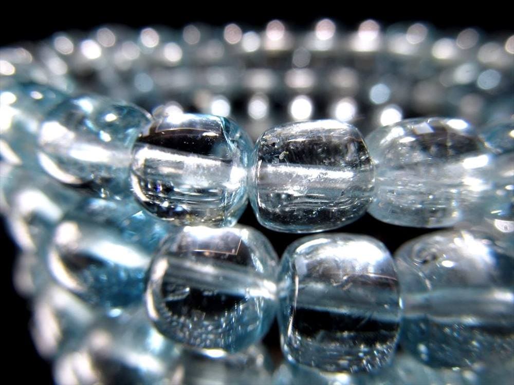 ブルー グリーン トパーズ ブレスレット 非加熱