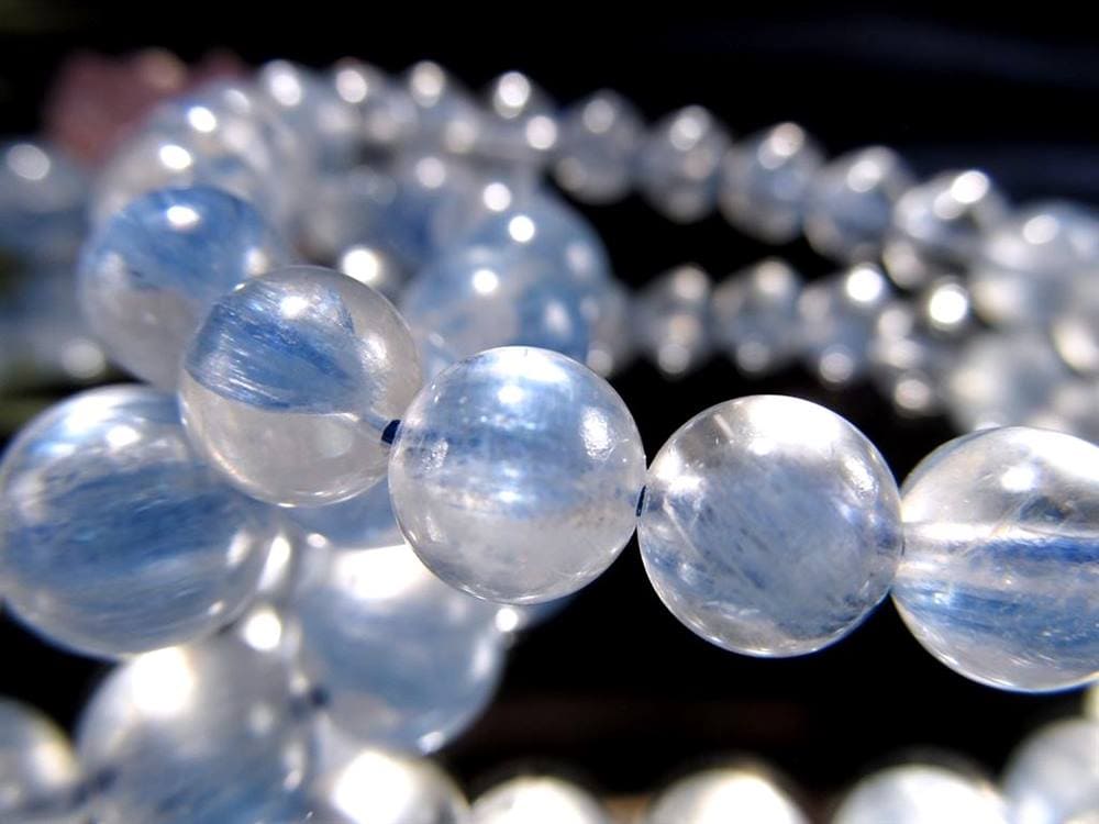 カイヤナイト 藍晶石 ブレスレット ブルー 青色