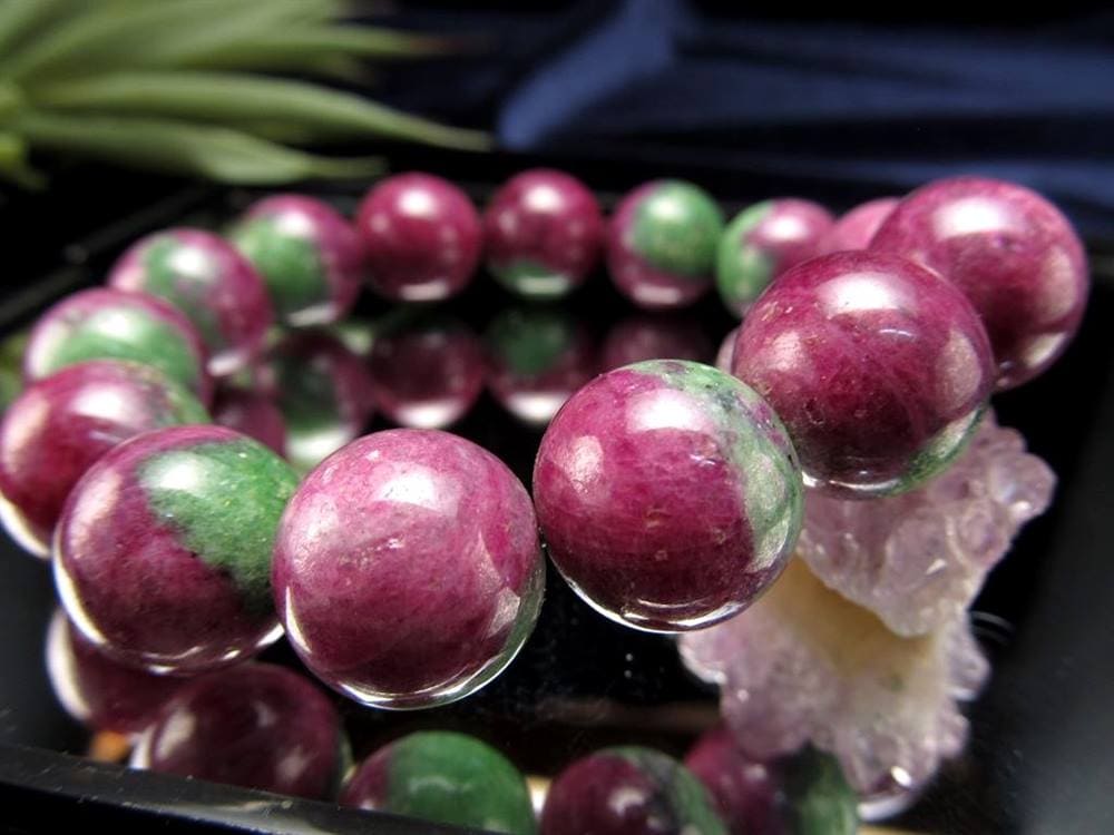 ルビーインゾイサイト ブレスレット ルビー ゾイサイト アニョライト