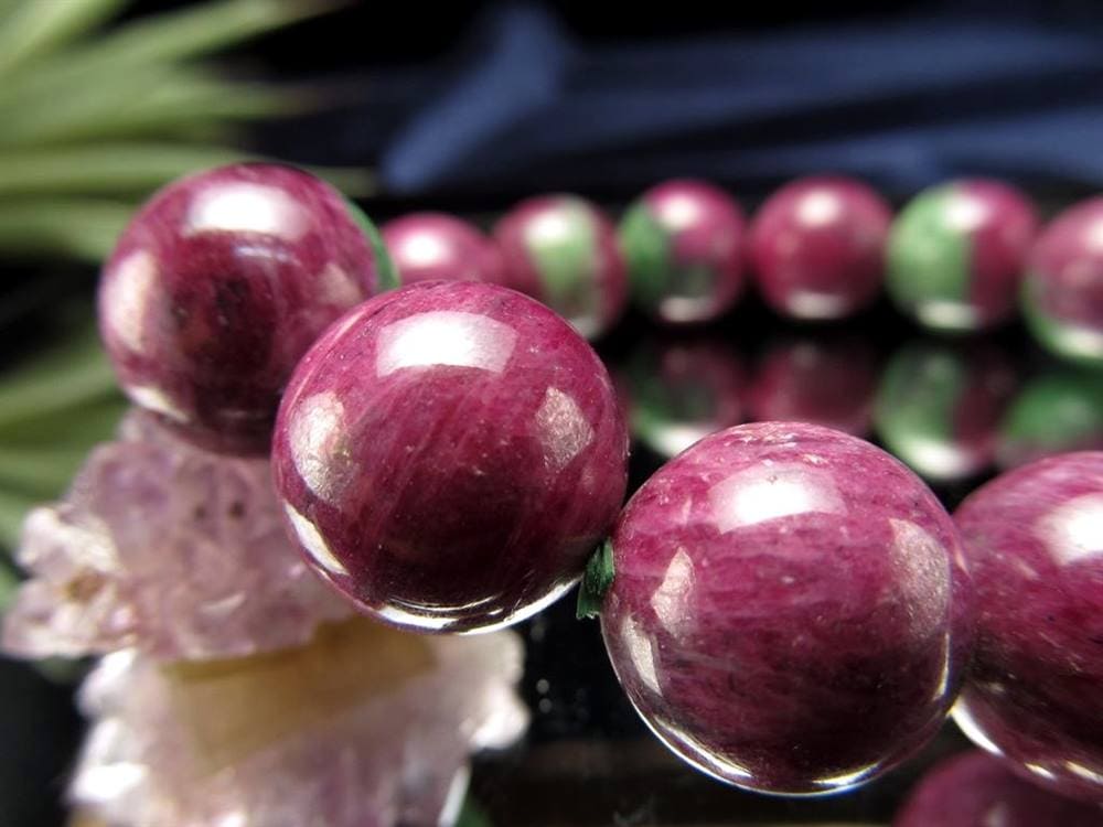 ルビーインゾイサイト ブレスレット ルビー ゾイサイト アニョライト