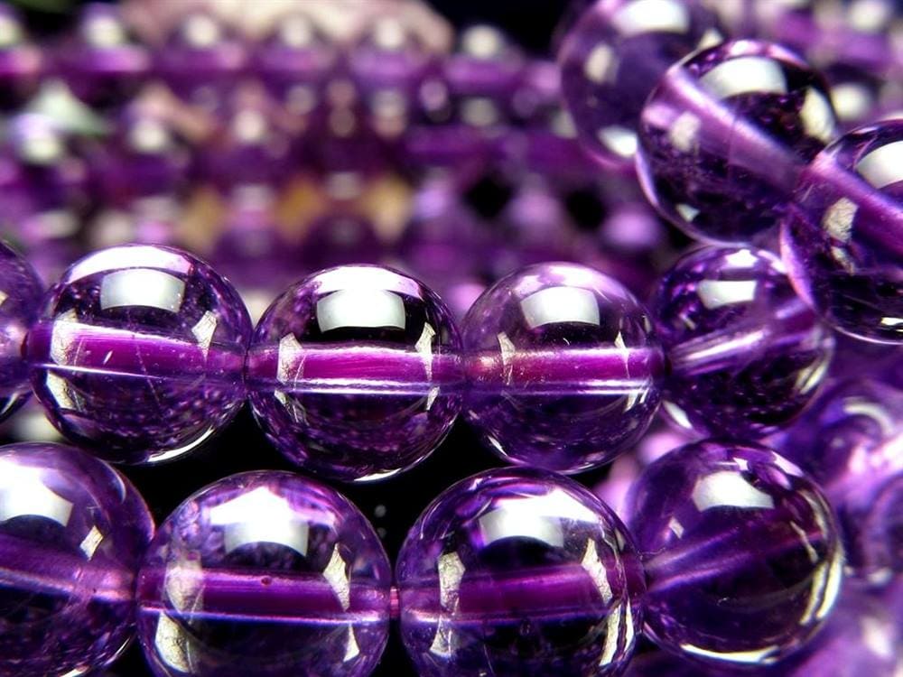 アメジスト 紫水晶 ブレスレット 2月の誕生石