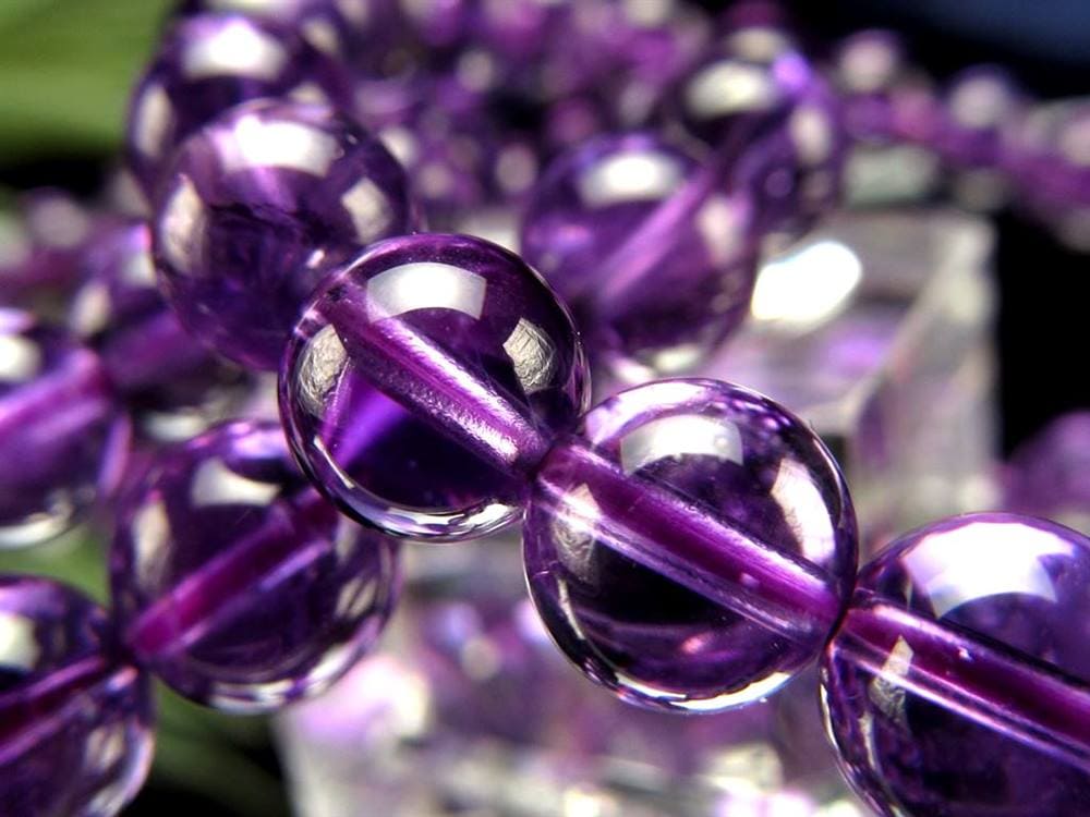 アメジスト 紫水晶 ブレスレット 2月の誕生石