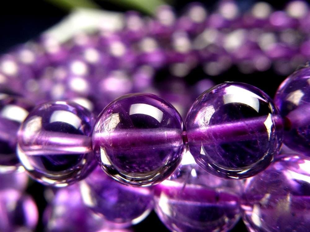 アメジスト 紫水晶 ブレスレット 2月の誕生石