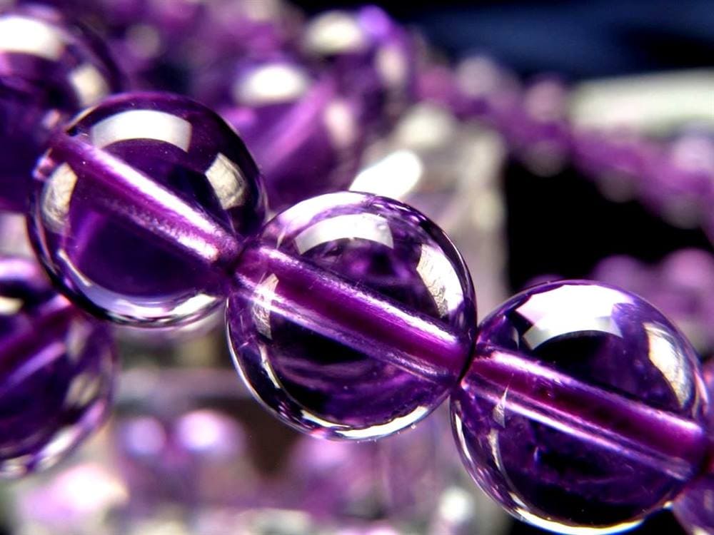 アメジスト 紫水晶 ブレスレット 2月の誕生石