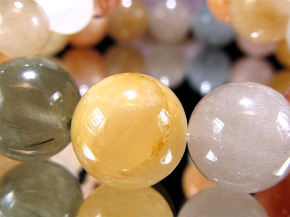 サゲニティッククォーツ ブレスレット キャッツアイ ルチルクォーツ ラビットヘア