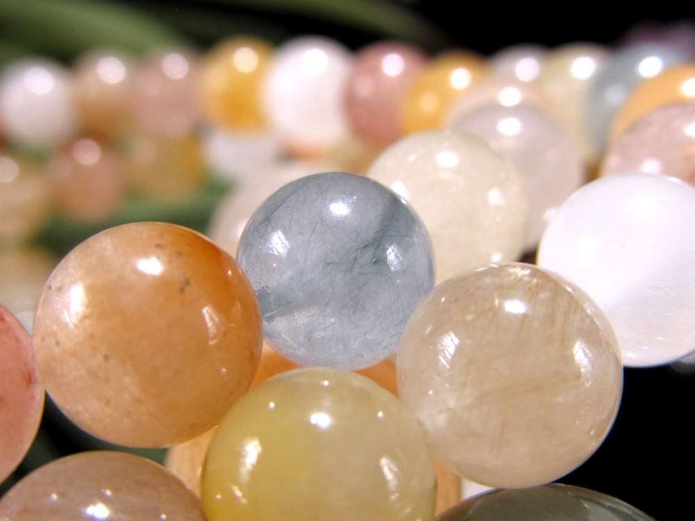 サゲニティッククォーツ ブレスレット キャッツアイ ルチルクォーツ ラビットヘア