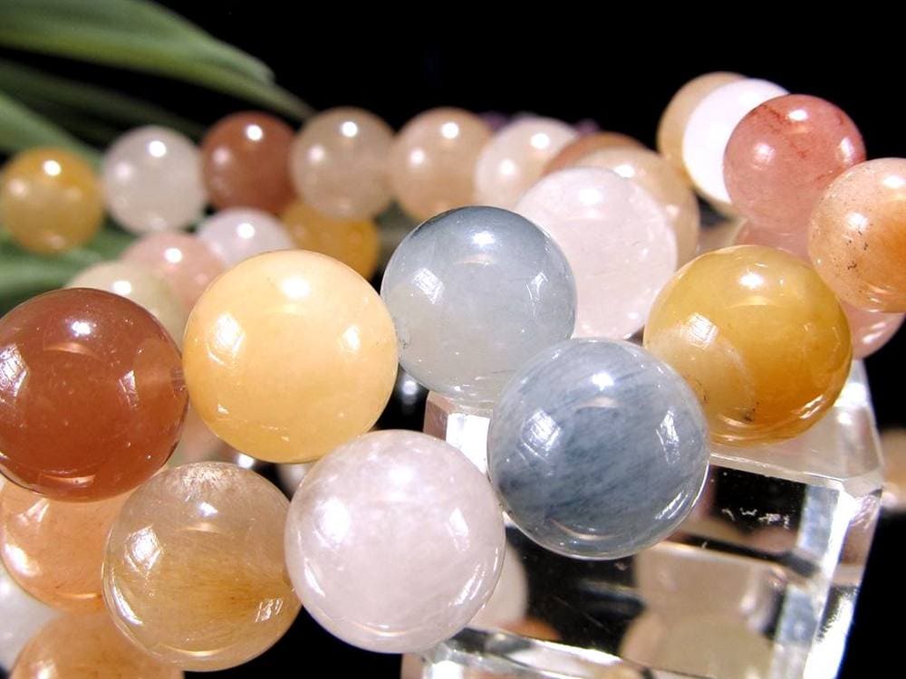 サゲニティッククォーツ ブレスレット キャッツアイ ルチルクォーツ ラビットヘア