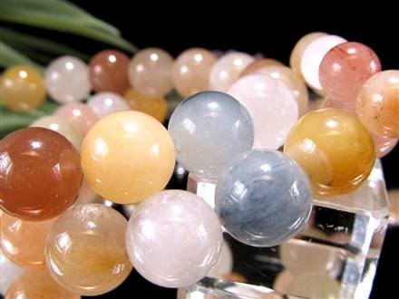 サゲニティッククォーツ ブレスレット キャッツアイ ルチルクォーツ ラビットヘア