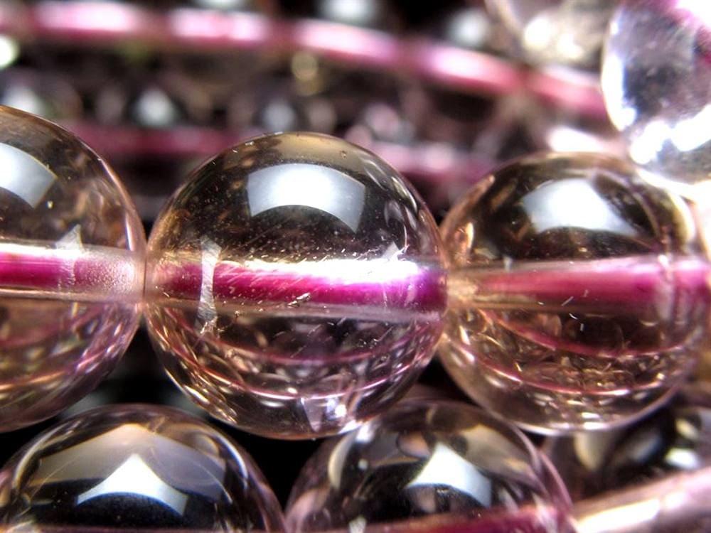 アメトリン ブレスレット 虹入り アメジスト シトリン