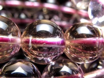 アメトリン ブレスレット 虹入り アメジスト シトリン