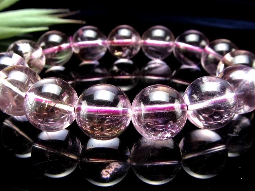 アメトリン ブレスレット 虹入り アメジスト シトリン