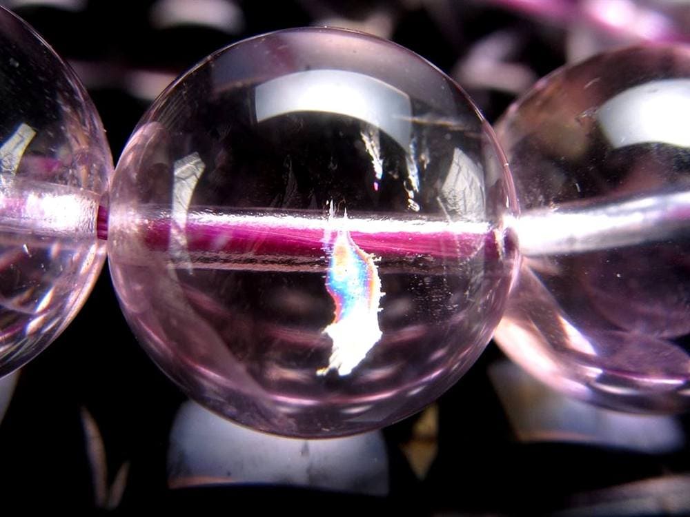 アメトリン ブレスレット 虹入り アメジスト シトリン