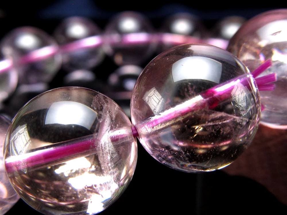 アメトリン ブレスレット 虹入り アメジスト シトリン