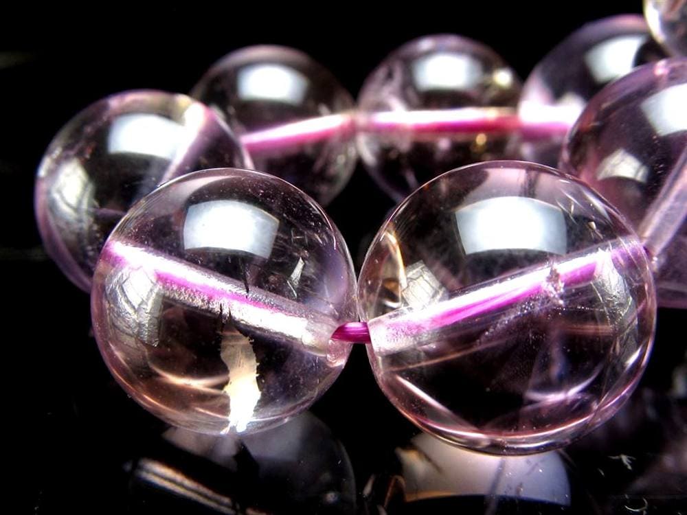 アメトリン ブレスレット 虹入り アメジスト シトリン