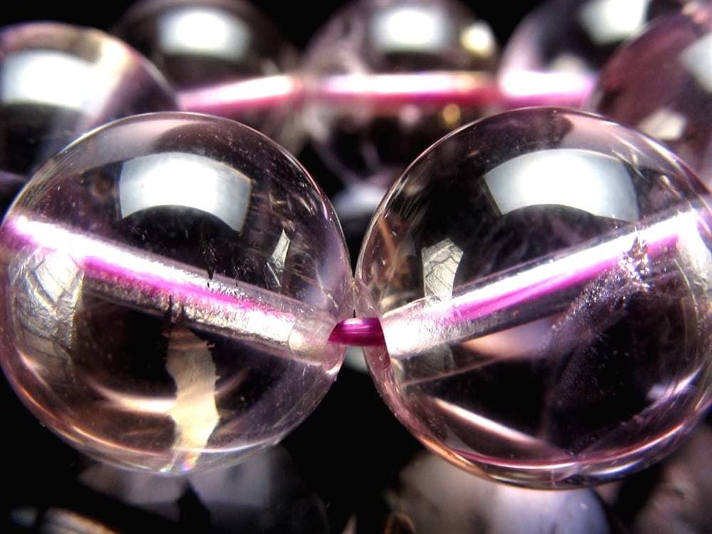 アメトリン ブレスレット 虹入り アメジスト シトリン