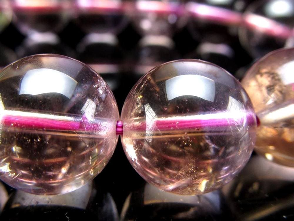 アメトリン ブレスレット 虹入り アメジスト シトリン