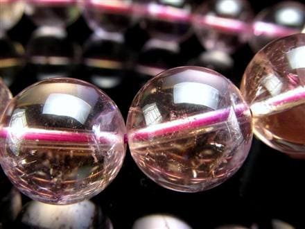 アメトリン ブレスレット 虹入り アメジスト シトリン